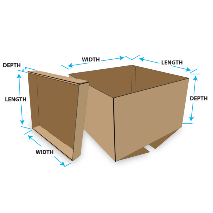 Half Slotted Carton with LID