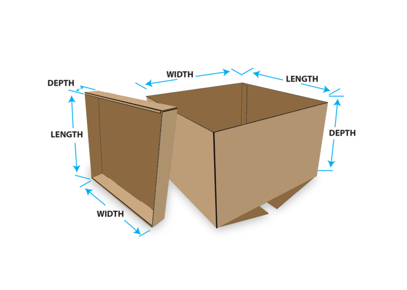 Half Slotted Carton with LID